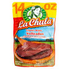 Frijoles rojos volteados LA CHULA - Latinmarcas